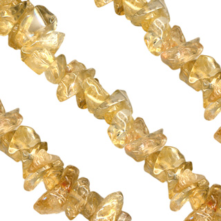 citrine chip necklace beads