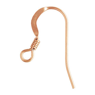 Earring Hooks Hypoallergenic Fish Hook Ear Wires for DIY Jewelry Making  Finding （Rose Gold）