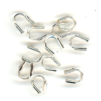 Wire Protector Guard .50mm Hole Sterling Silver (1-Pc)