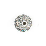 10mm Shamballa bead w/Chinese crystal: Crystal