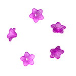 100g Acrylic Flower 10x4mm: Lilac Matte