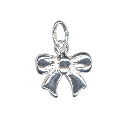 11mm Bow Sterling Silver Charm