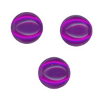 12mm Glass Cabochon: Amethyst