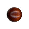 12mm Round Wooden Beads: Brown
