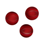 12mm Glass Cabochon: Ruby