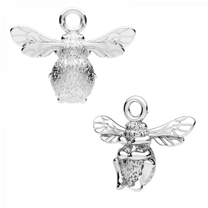 16mm Bumblebee Pendant Sterling Silver