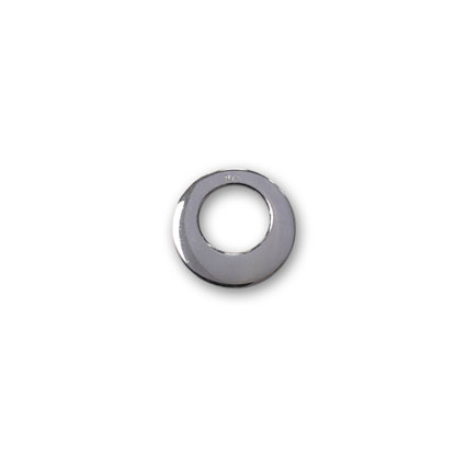 14mm Offset Washer Ring Sterling Silver