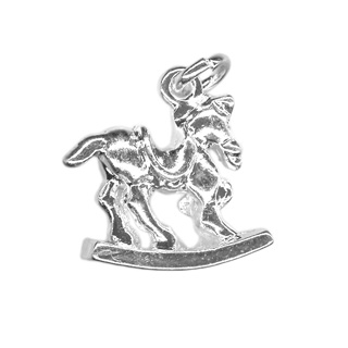 15mm Rocking Horse Charm SP