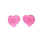 100g Acrylic Leaf 15mm: Pink Matte