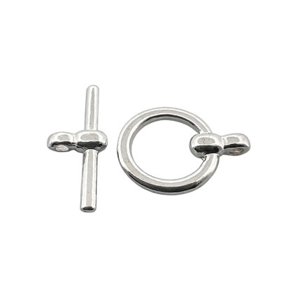 17mm Toggle Clasp Silver Plated