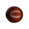18mm Round Wooden Beads: Brown