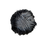 1mm Premium Leather Cord 25M ball BLACK