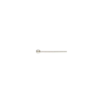 25mm Head Pin w/Ball Sterling Silver
