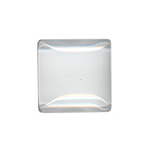25mm(1") Square Clear Domed Glass Cabochons