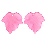 100g Acrylic Leaf 25mm: Pink Matte