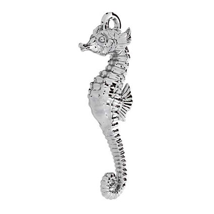 26mm Seahorse Pendant Sterling Silver