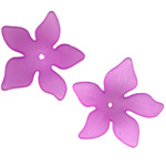 100g Acrylic Flower 27mm: Lilac Matte