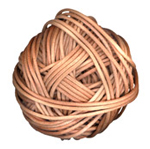 2mm Premium Leather Cord 25M ball NATURAL