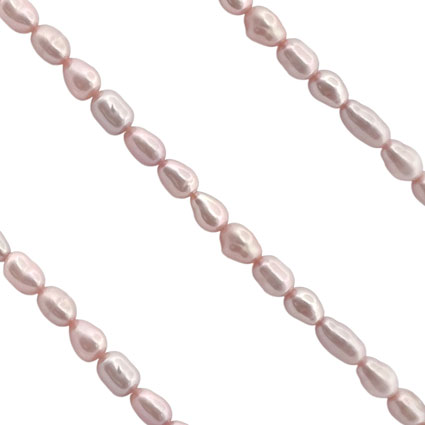 FWP 3-4mm Rice Beads: Pink/Purple