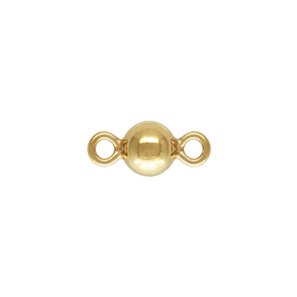 3mm Ball Connector Gold Filled