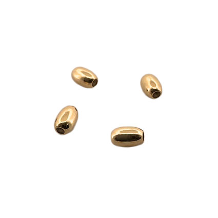 3x4.6mm Oval Beads Gold Filled