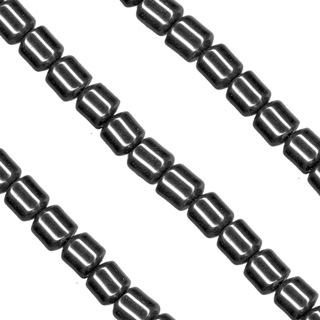 Hematite 4mm Drum bead string