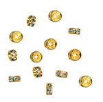 4mm Crystal Rondelle Beads: GP