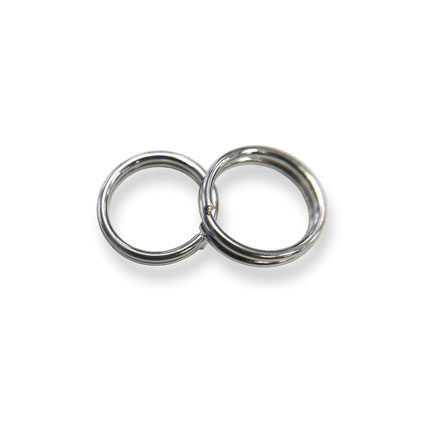 5mm Split Ring Silver plated