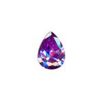 5x7mm Pear Cubic Zerconia: AMETHYST