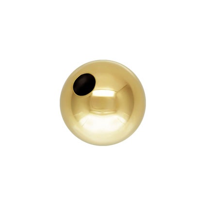 6mm 9ct Gold Beads