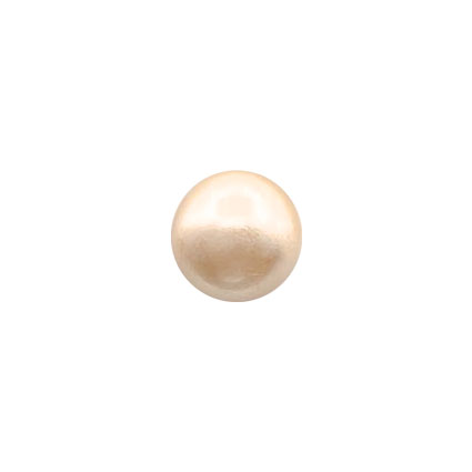 Preciosa 6mm Pearl Nacre Cabochons Cream