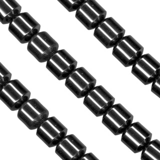 Hematite 6mm Drum bead string