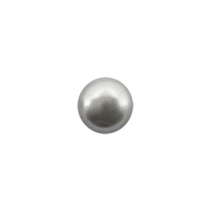 Preciosa 6mm Pearl Nacre Cabochons Light Grey