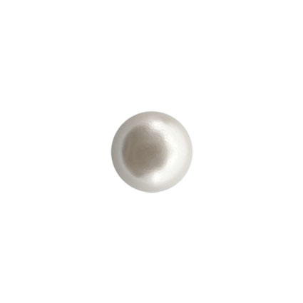 Preciosa 6mm Pearl Nacre Cabochons White