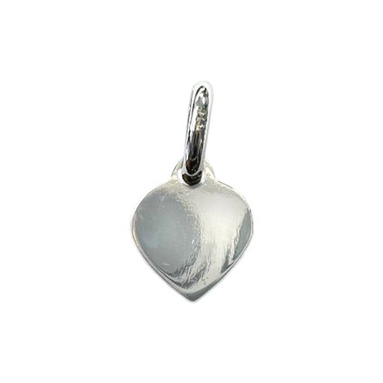 7.7x9.6mm Heart Tag Sterling Silver