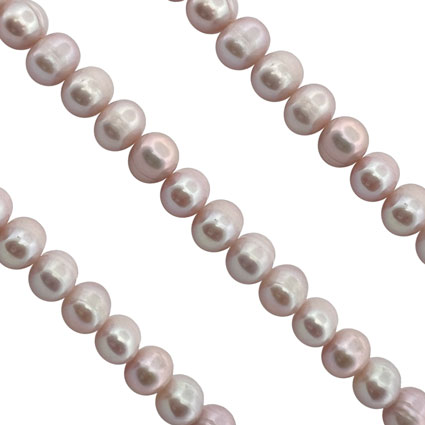 FWP 7-8mm Round Beads: Pink/Purple