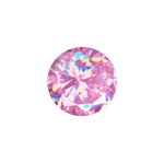 8mm Facet Cut Cubic Zerconia: PINK