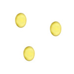 8x6mm Moonstone Cabochon: Yellow