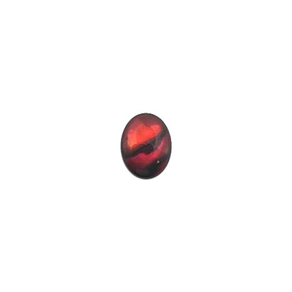 8 x6mm Red Abalone Cabochon