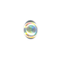 8x6mm AB Glass Cabochon