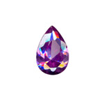 9x6mm Pear Cubic Zerconia: AMETHYST