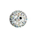 12mm Shamballa bead w/Czech crystal: Crystal