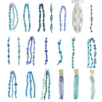 Bead Leads Ocean colour Mix - Value pack of 20