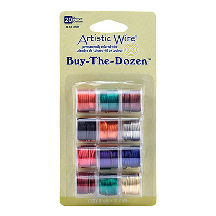 20G(0.8mm) Buy the Dozen Artistic Wire: Std.Colours