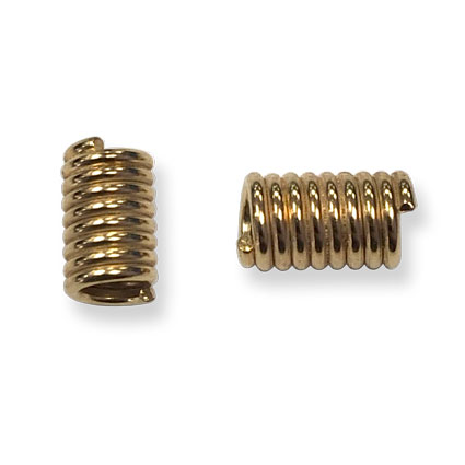 Closed Spring spacer bead: Gold plated