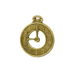 20mm Steampunk Pocketwatch face Ant.Brass