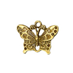 18x24mm Butterfly Charm ANT.GOLD