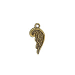 20mm Vintage Angel wing charm Ant.Gold