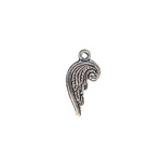 20mm Vintage Angel wing charm Ant.Silver