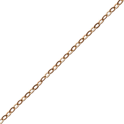 Fine Flat Trace Chain By Length Gold Filled